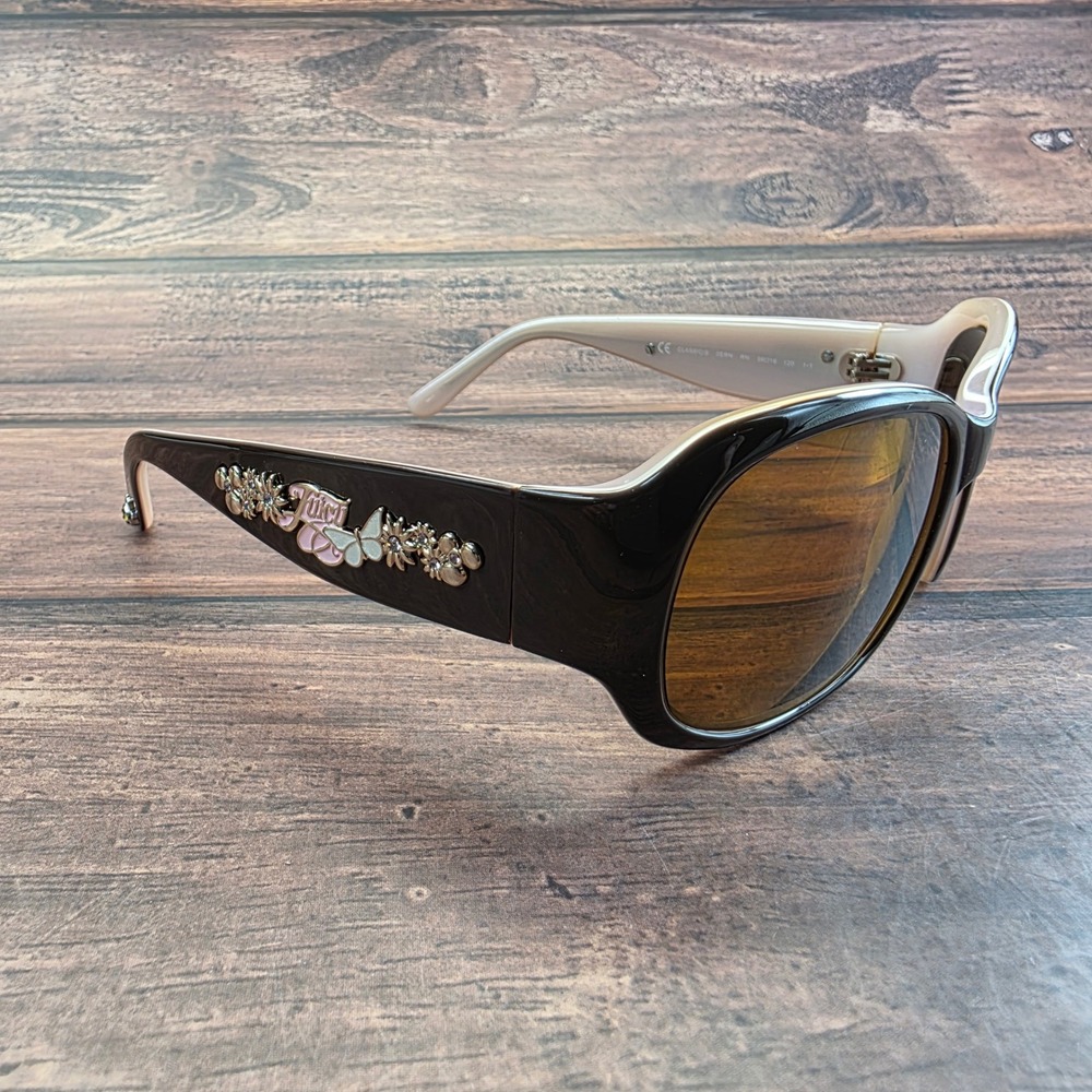 Juicy Couture Juicy Revolution Classic/S Sunglasses Brown Cream 
FRAMES ONLY - Picture 4 of 7
